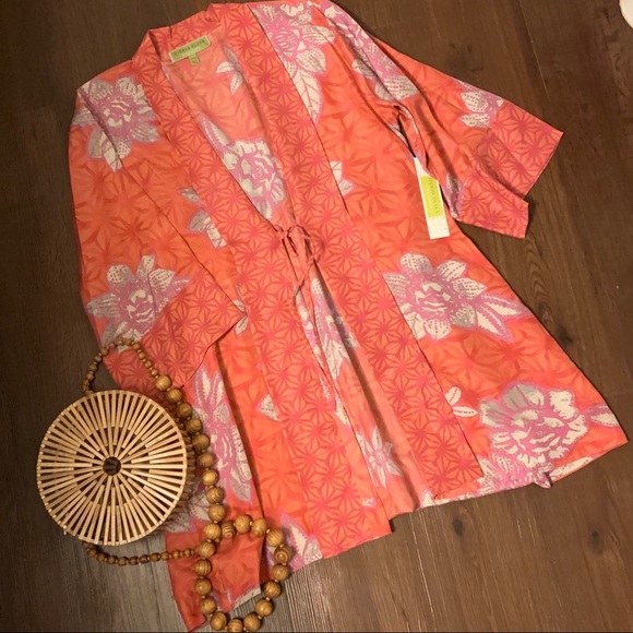 Sigrid Olsen Jackets & Blazers - Sigrid Olsen Signature Floral Print Silk Cardigan